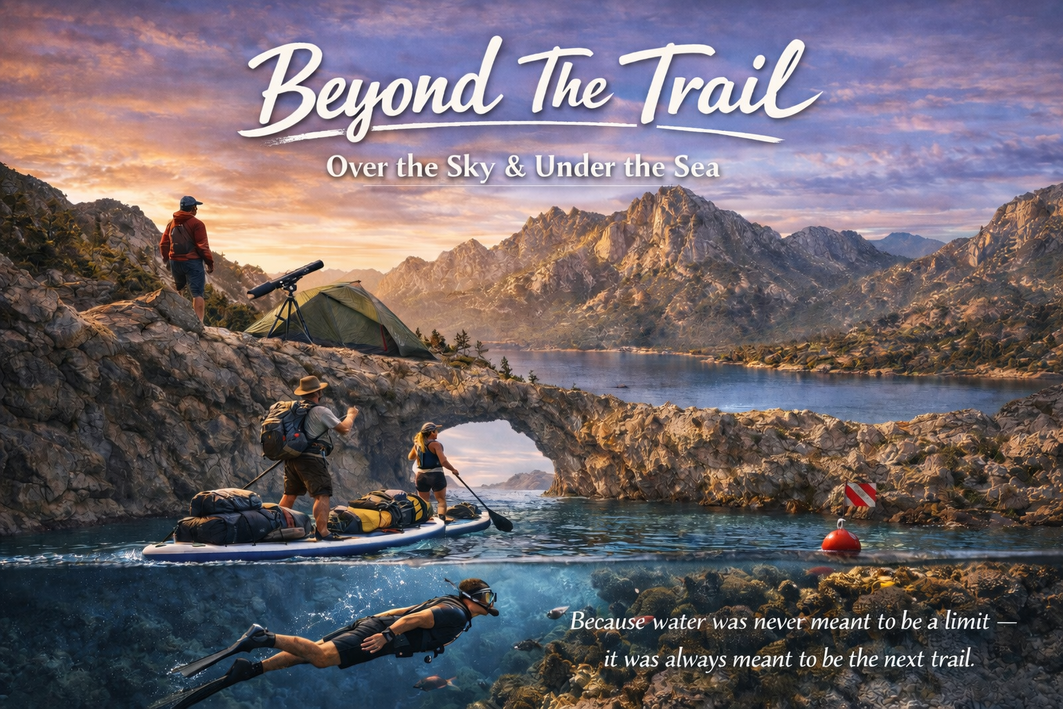 Beyond the Trail - Water & Exploration (SUP / Freediving / Gear)