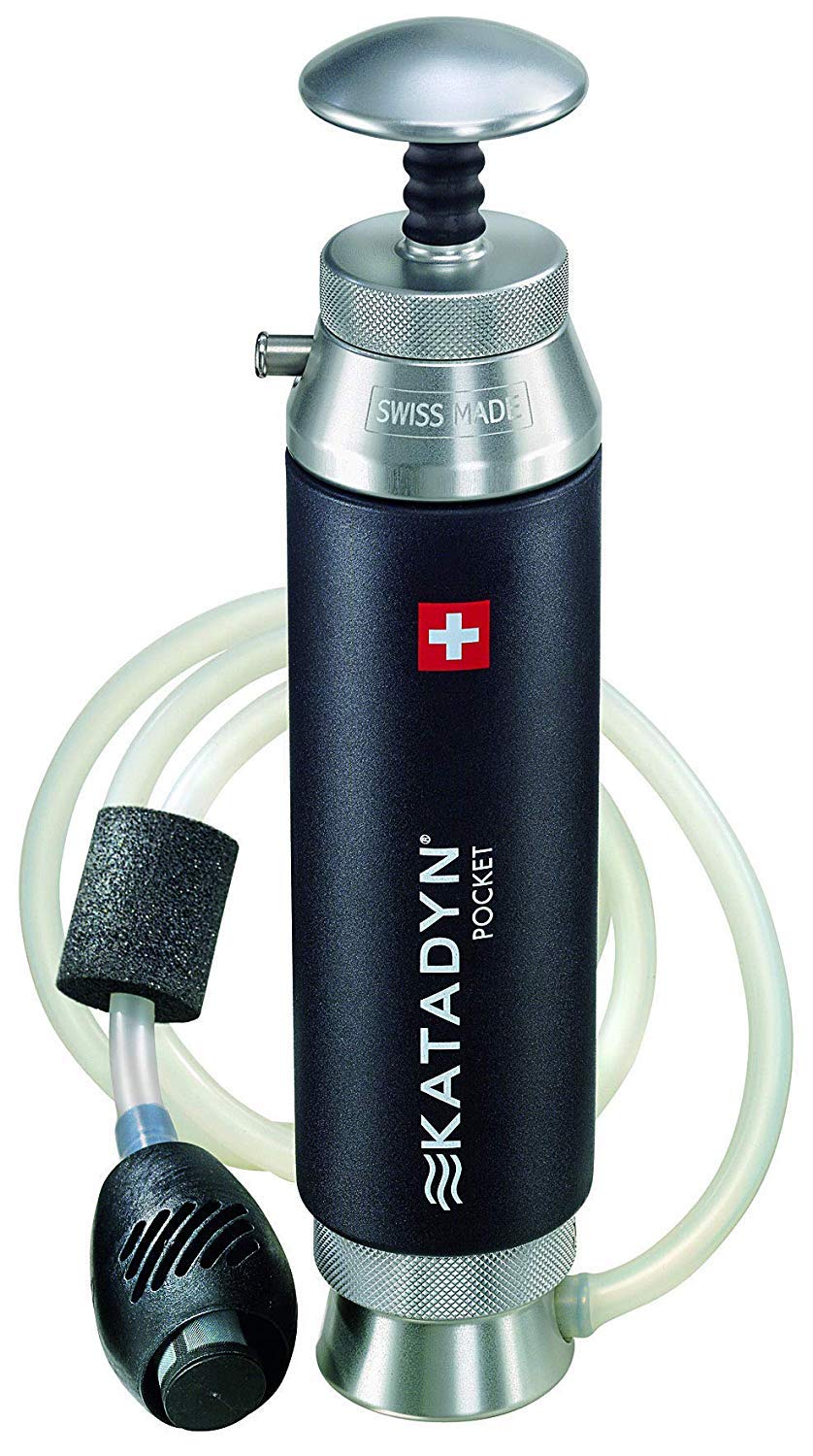 Katadyn Pocket Water Microfilter – 0.2 Micron Ceramic, 50,000L Capacity, 20-Year Warranty