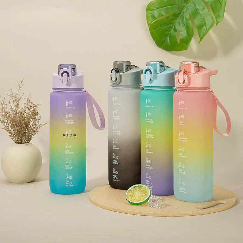 1L Gradient Sports Water Bottle - BPA-Free Cycling & Hiking Hydration