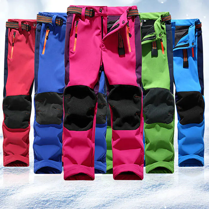 Children's Soft Shell Pants for Outdoor Activities