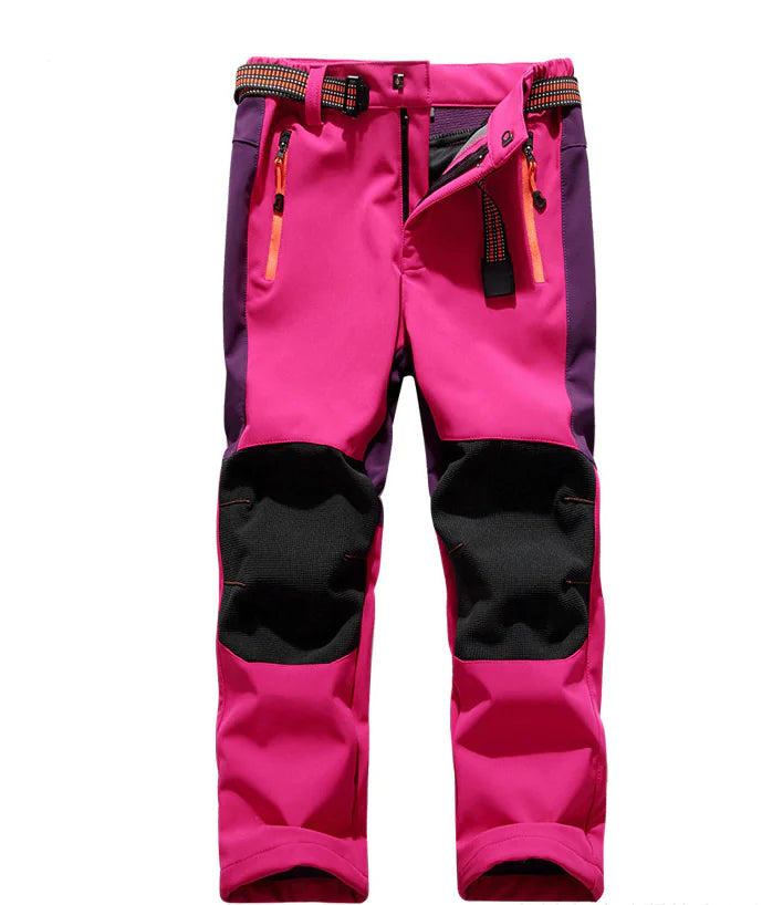 Children's Soft Shell Pants for Outdoor Activities