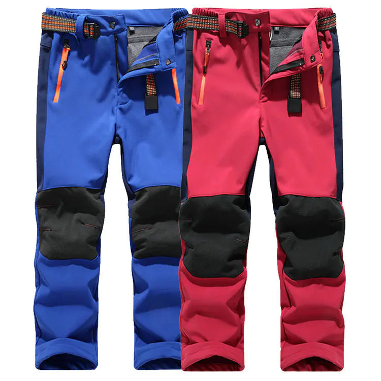 Children's Soft Shell Pants for Outdoor Activities