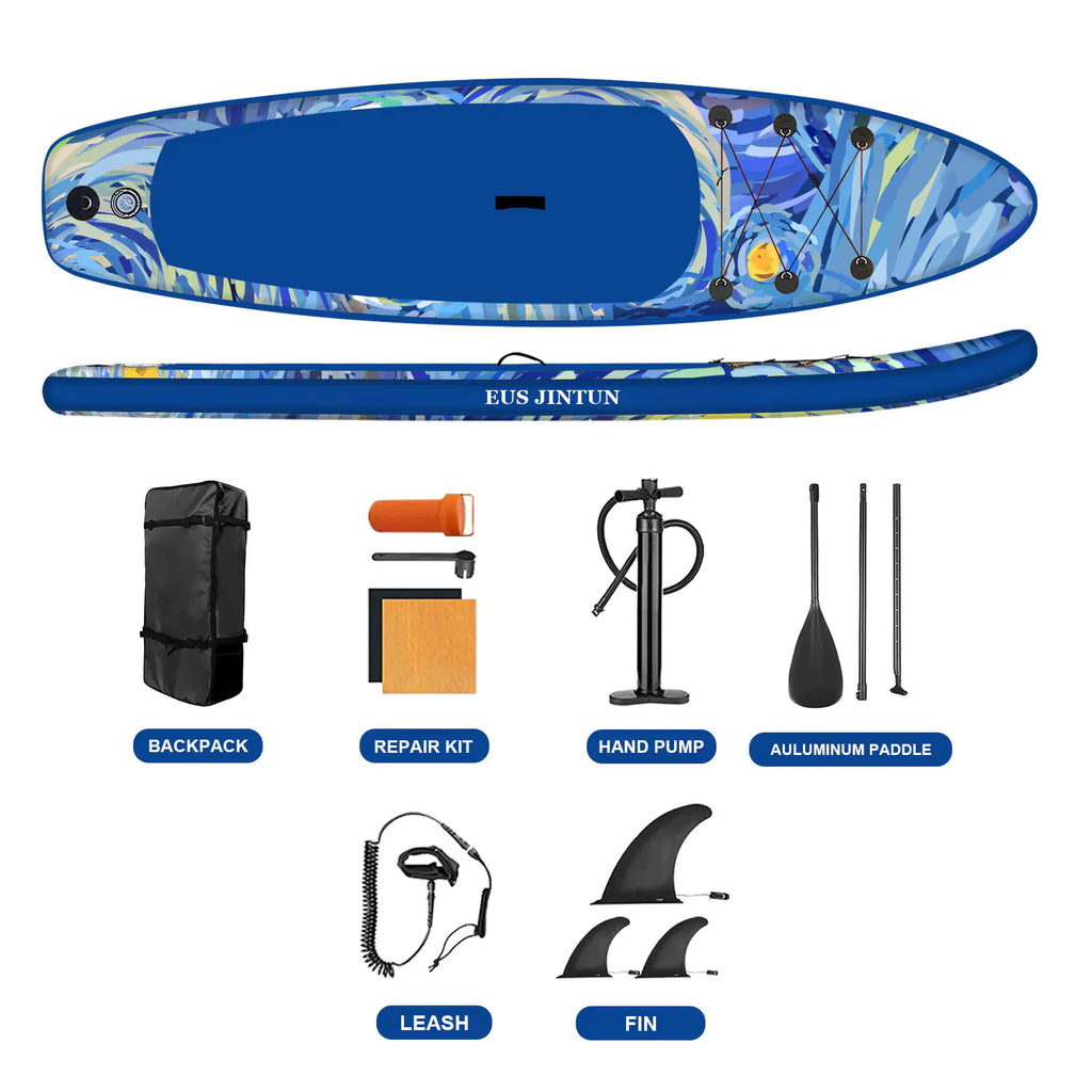 Inflatable Paddle Board for Outdoor Yoga & Surfing