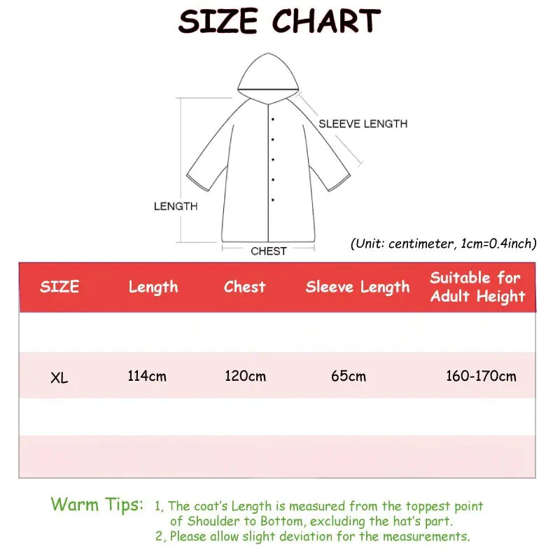 Black Waterproof Hooded Raincoat for Outdoor Activities