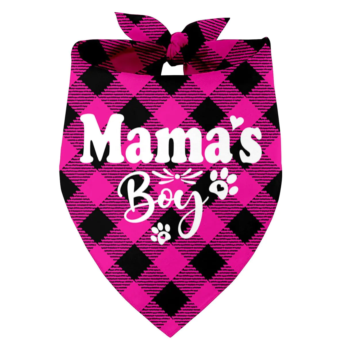 Mama's Boy Dog Bandana - Mother's Day Pet Scarf Gift for Small, Medium & Large Dogs
