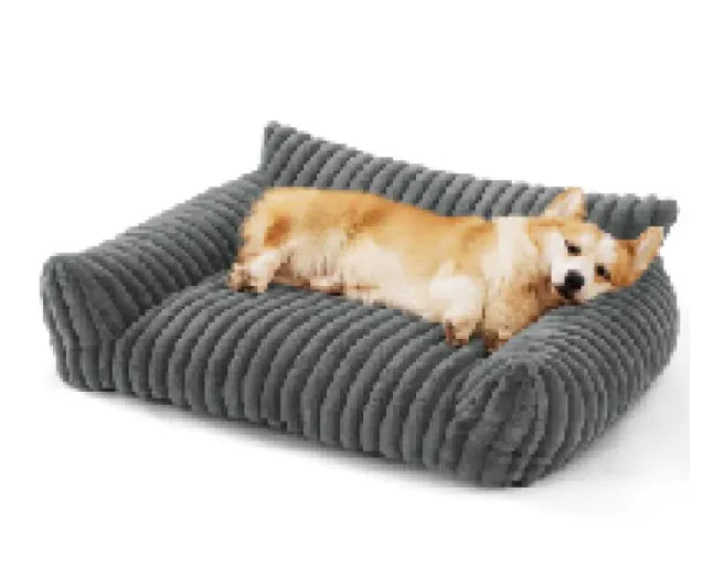 Orthopedic Fluffy Dog Sofa Bed - Snoozy Dream