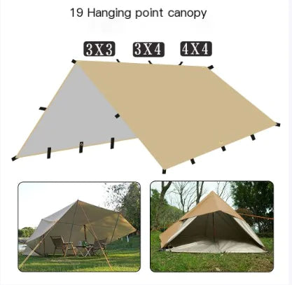 Four-Corner Waterproof Outdoor Camping Shelter