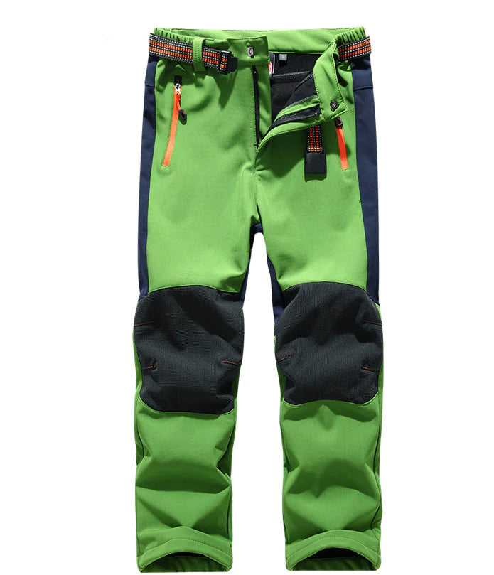 Children's Soft Shell Pants for Outdoor Activities