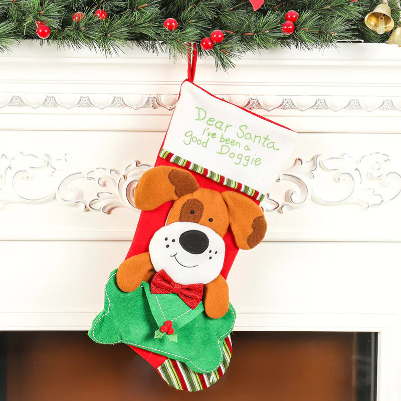 Christmas Stocking Gift Bags for Pets (Dog & Cat)