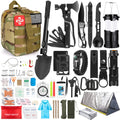 250 Piece Survival Kit with First Aid & MOLLE Bag - Emergency Tent Included