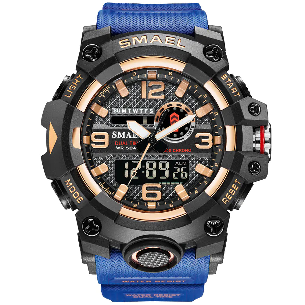 Men's Waterproof Outdoor Multi-functional Luminous Watch
