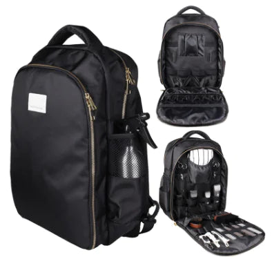 Outdoor Sports Travel Backpack & Hairdresser Tool Bag