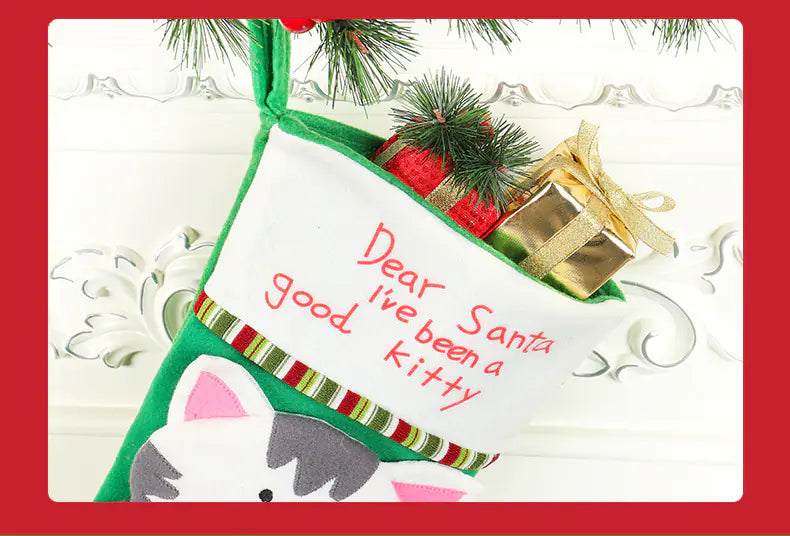 Christmas Stocking Gift Bags for Pets (Dog & Cat)