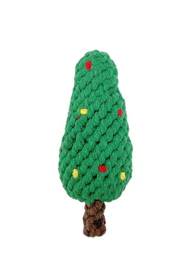 Cotton Thread Dog Toy - Christmas Tree Gift Doll | New