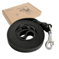Braided Leather Dog Leash - 6ft Heavy Duty