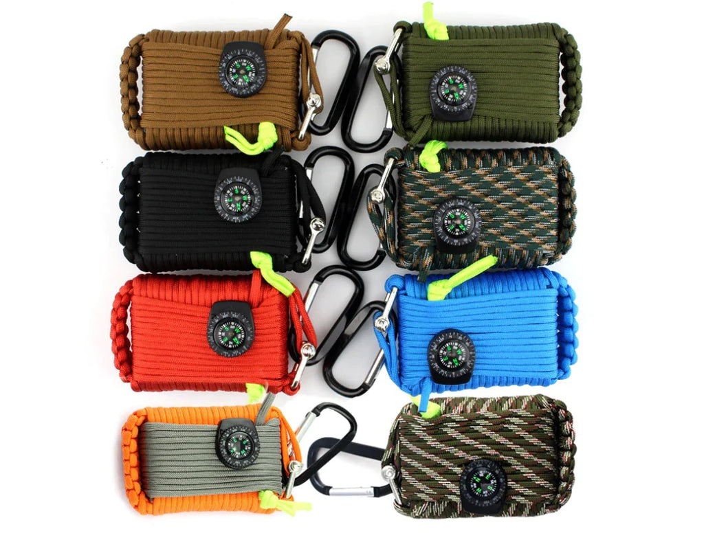 Emergency Survival Kit with Paracord Rope - Camping & Climbing Gear