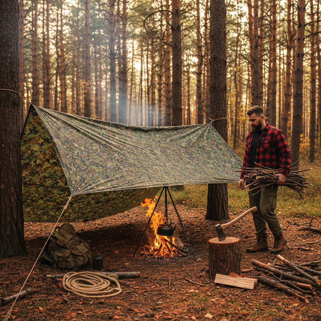 Campsite Firewood Arrival