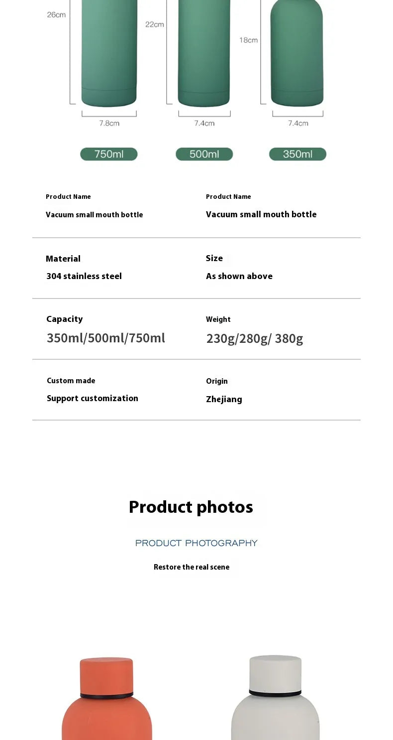 304 Stainless Steel Outdoor Insulated Cup