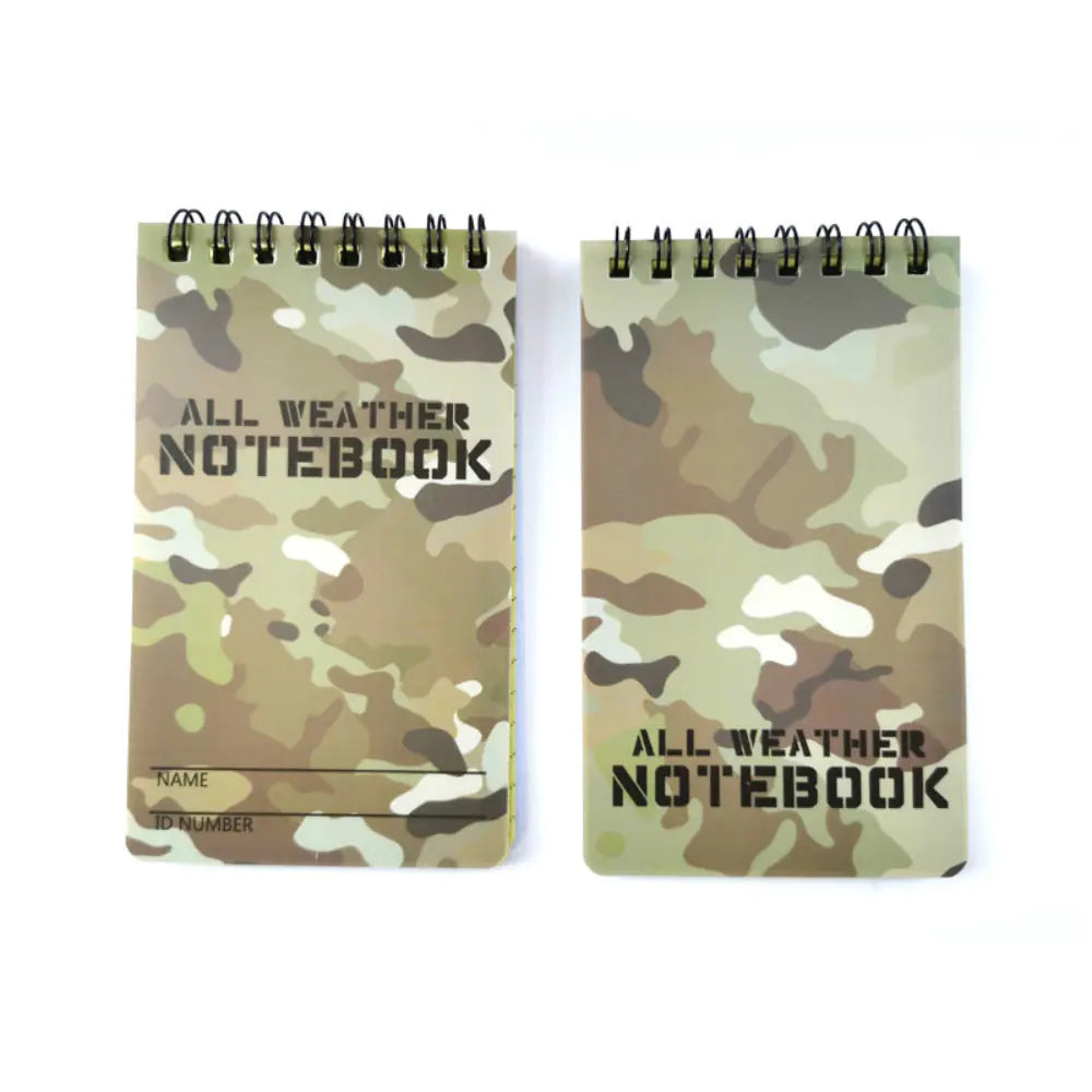 Camouflage Waterproof Notebook for Outdoor Use