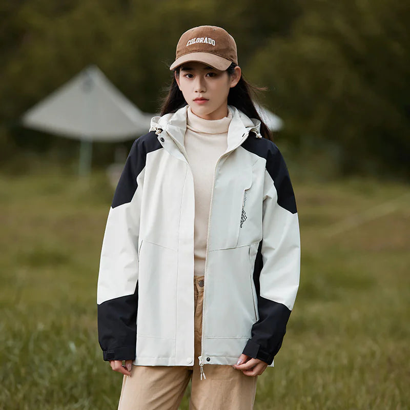 Multicolor Outdoor Coat