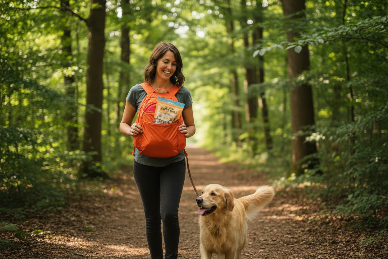 Orange Dog Owner Trail Pack – Realistic
