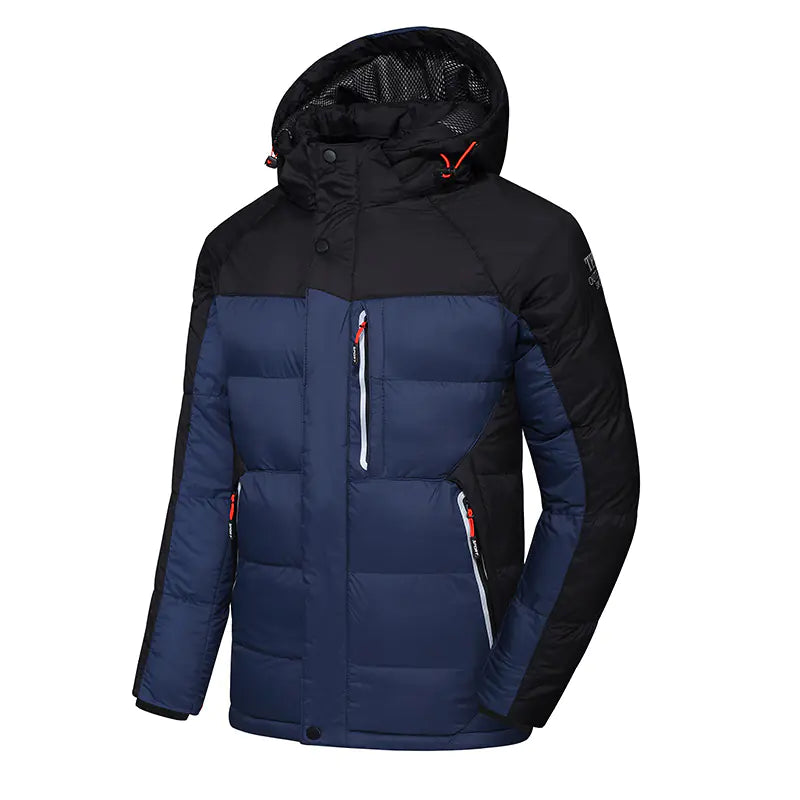 2019 Winter Outdoor Men's Thick Hooded Jacket