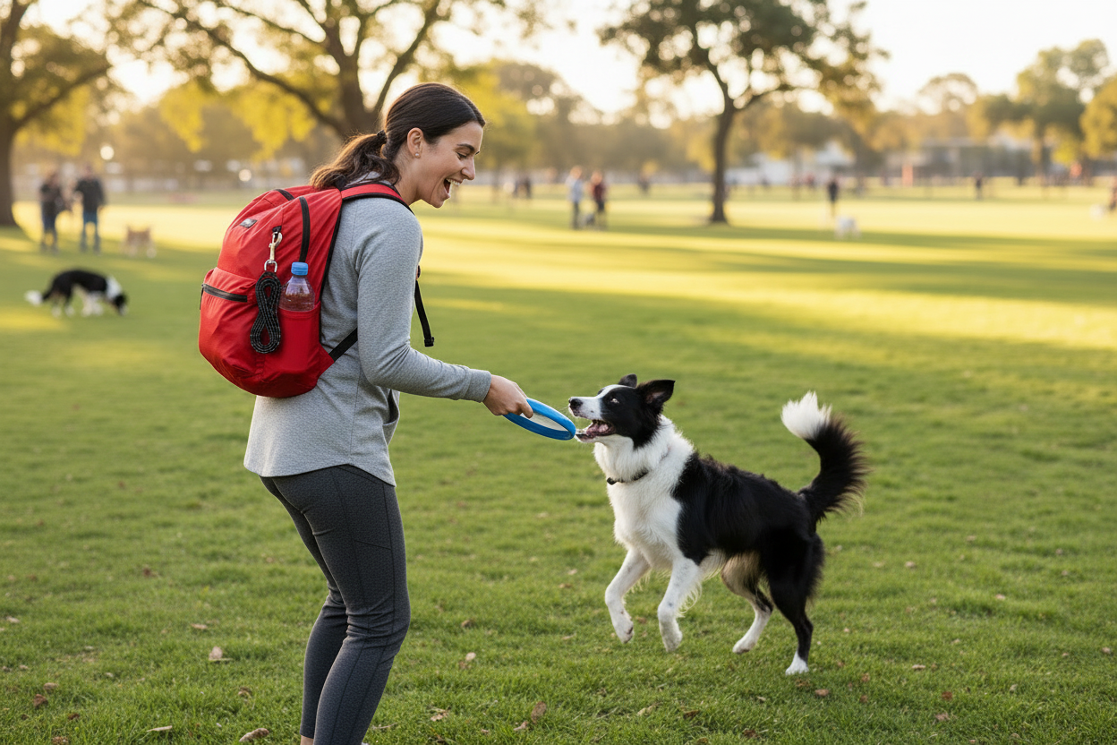 Red Dog Owner Trail Pack – Realistic