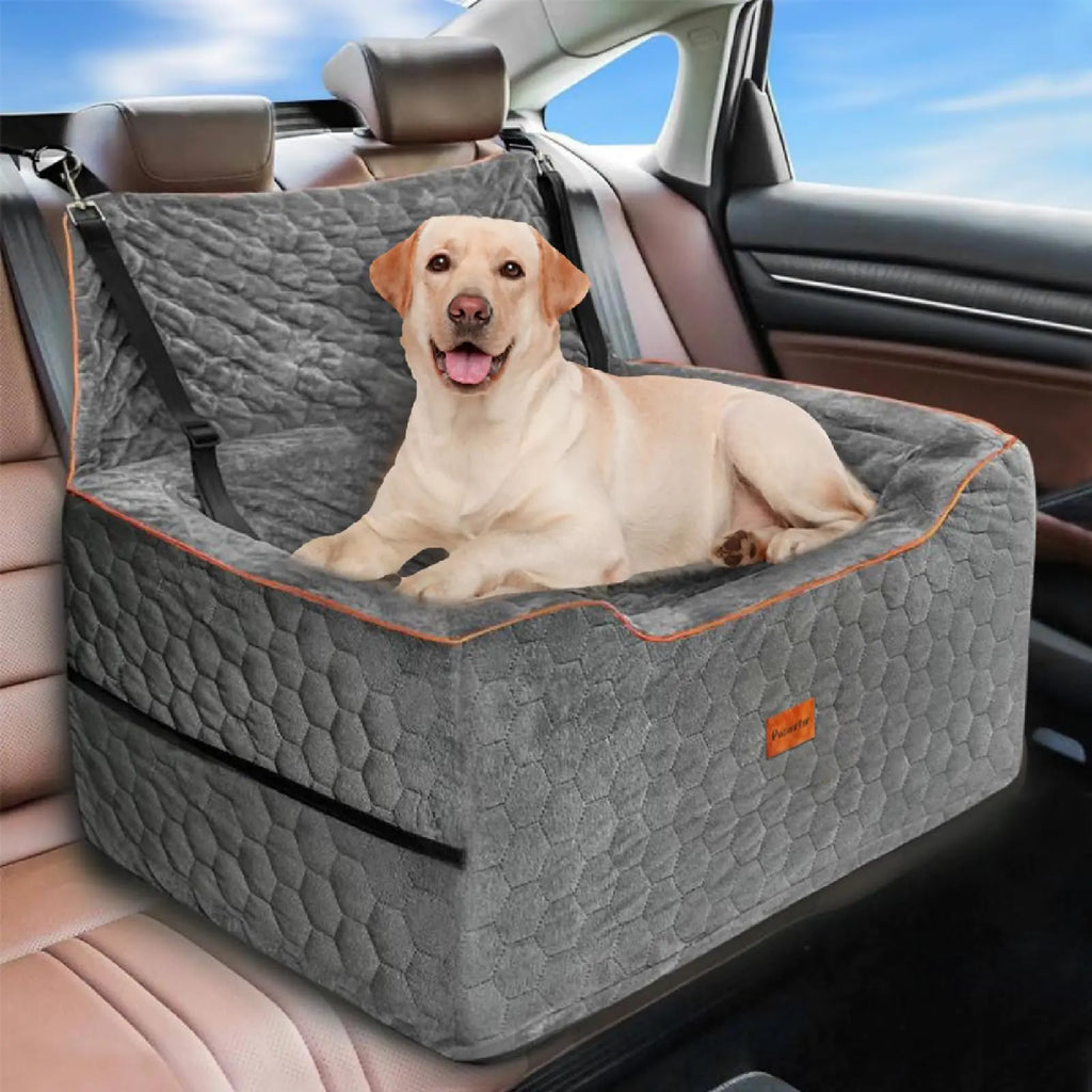 Dog Car Seat for Medium Dogs - Backseat Booster